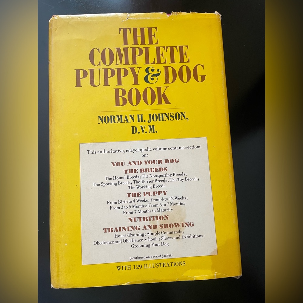 Vintage The Complete Puppy & Dog Book by Norman H. Johnson